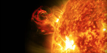 Solar flare. Credit:NASA's Goddard Space Flight Center