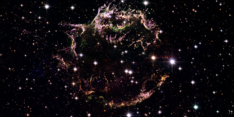 NASA, ESA, and the Hubble Heritage (STScI/AURA)-ESA/Hubble Collaboration. Acknowledgement: Robert A. Fesen (Dartmouth College, USA) and James Long (ESA/Hubble)
